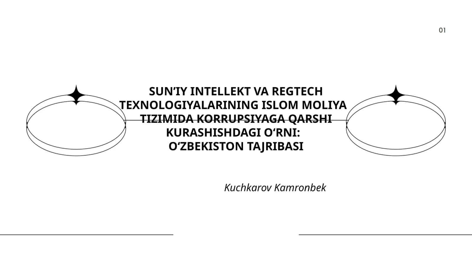 SUN’IY INTELLEKT VA REGTECH TEXNOLOGIYALARINING ISLOM MOLIYA TIZIMIDA KORRUPSIYAGA QARSHI KURASHISHDAGI O‘RNI: O‘ZBEKISTON TAJRIBASI