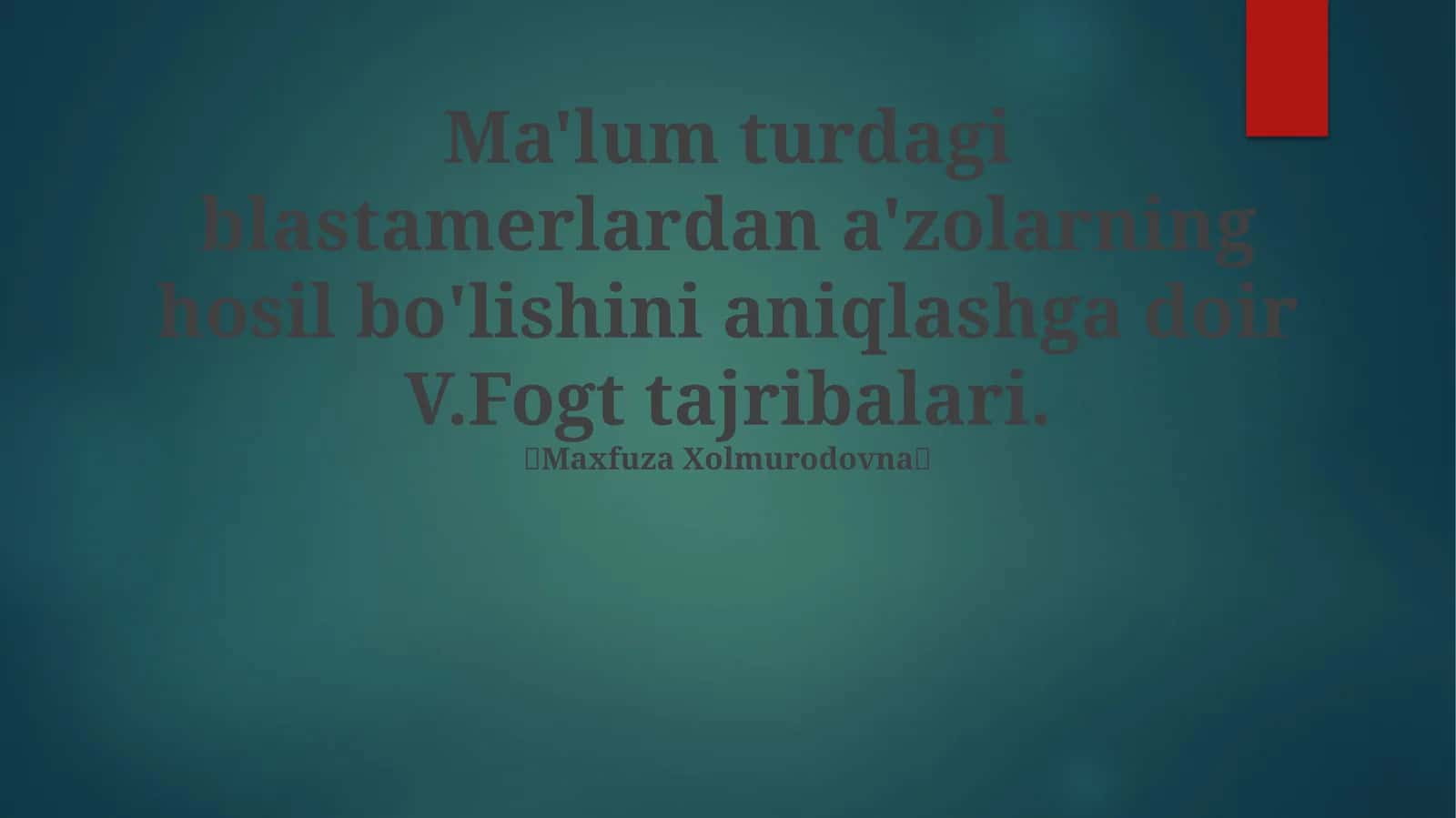 Vogtning Tajriba Dizayni va Texnikalari