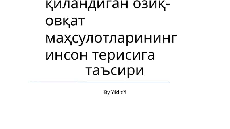 Antioksidantlar va yallig'lanishning roli