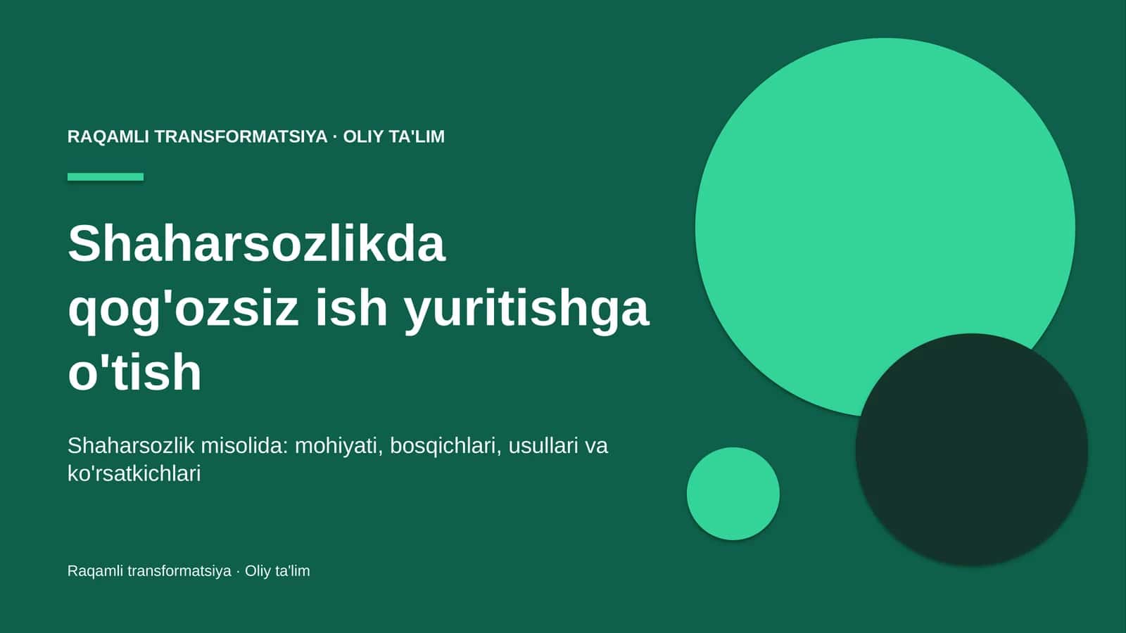 shaharsozlikda qog'ozsiz ish yuritishga o'tish 6951