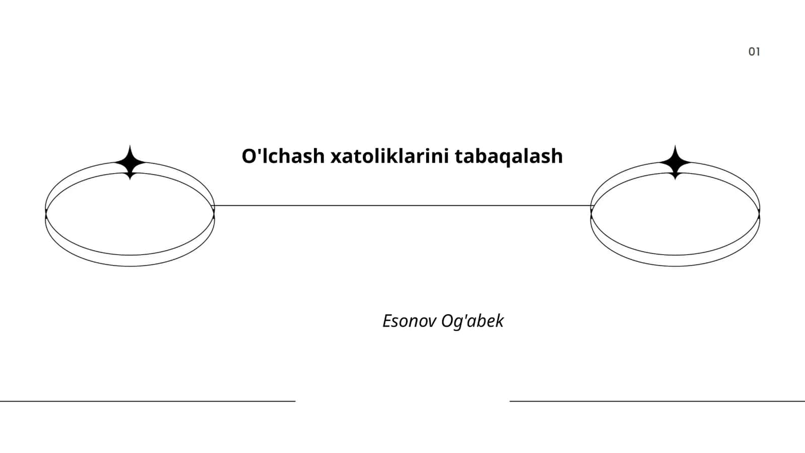 O'lchash xatoliklarini tabaqalash