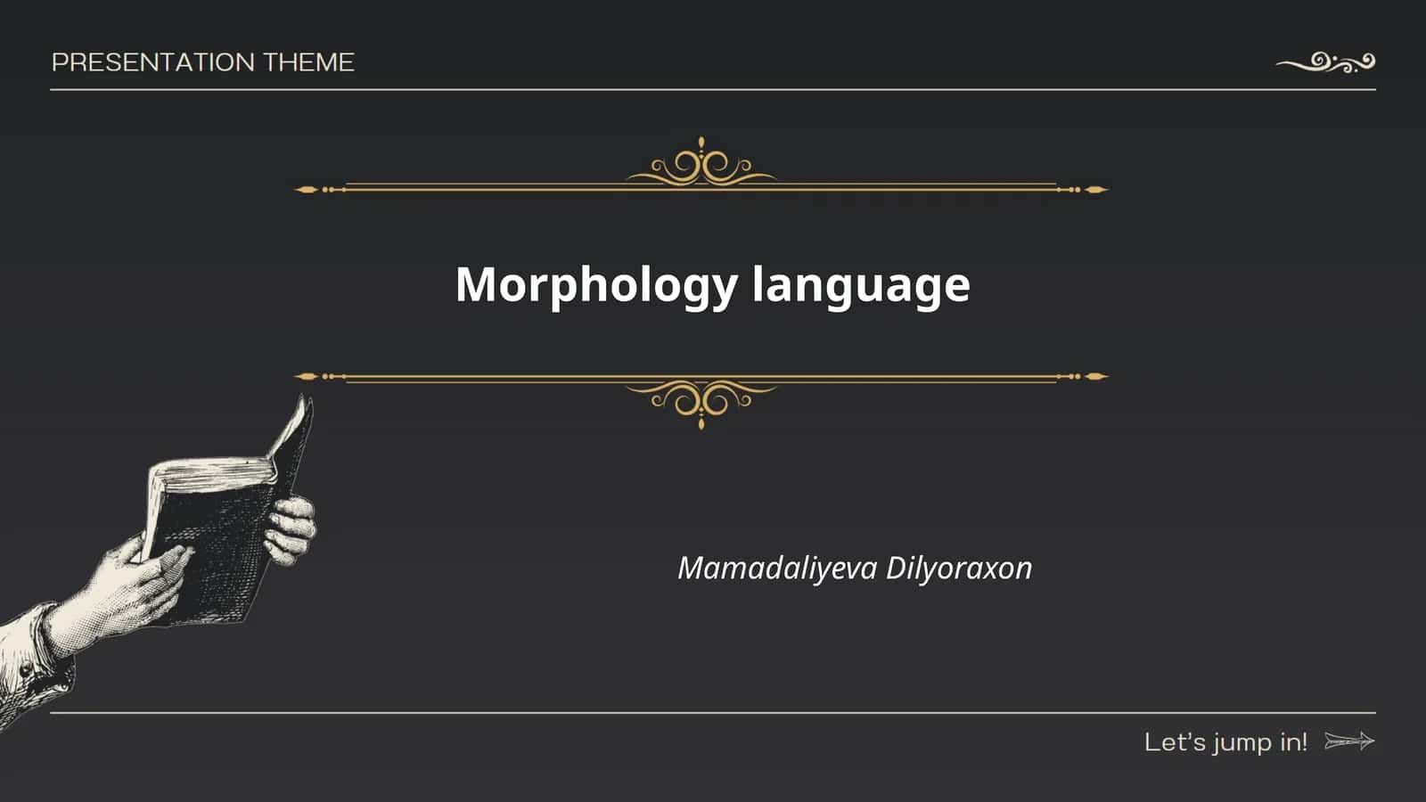 Morphology language