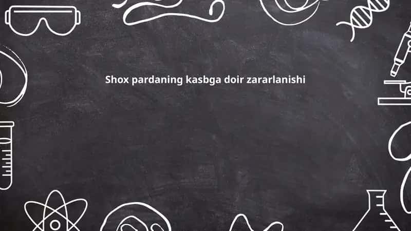 Shox pardaning anatomiyasi