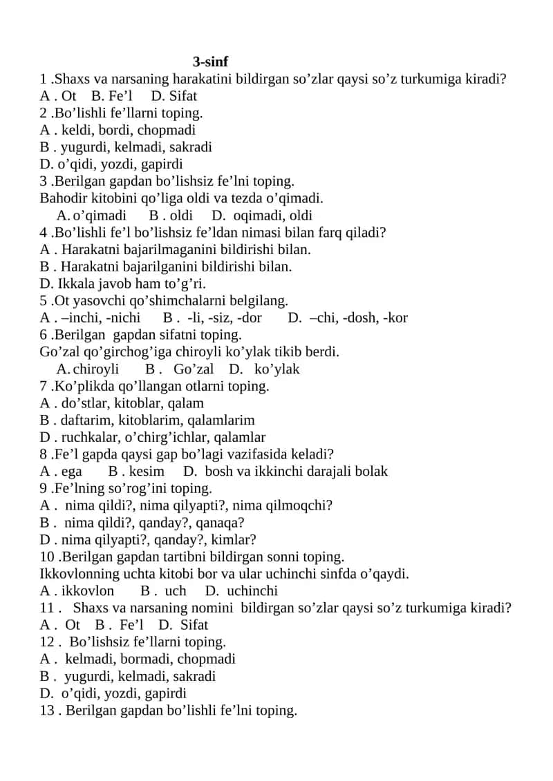 3-sinf