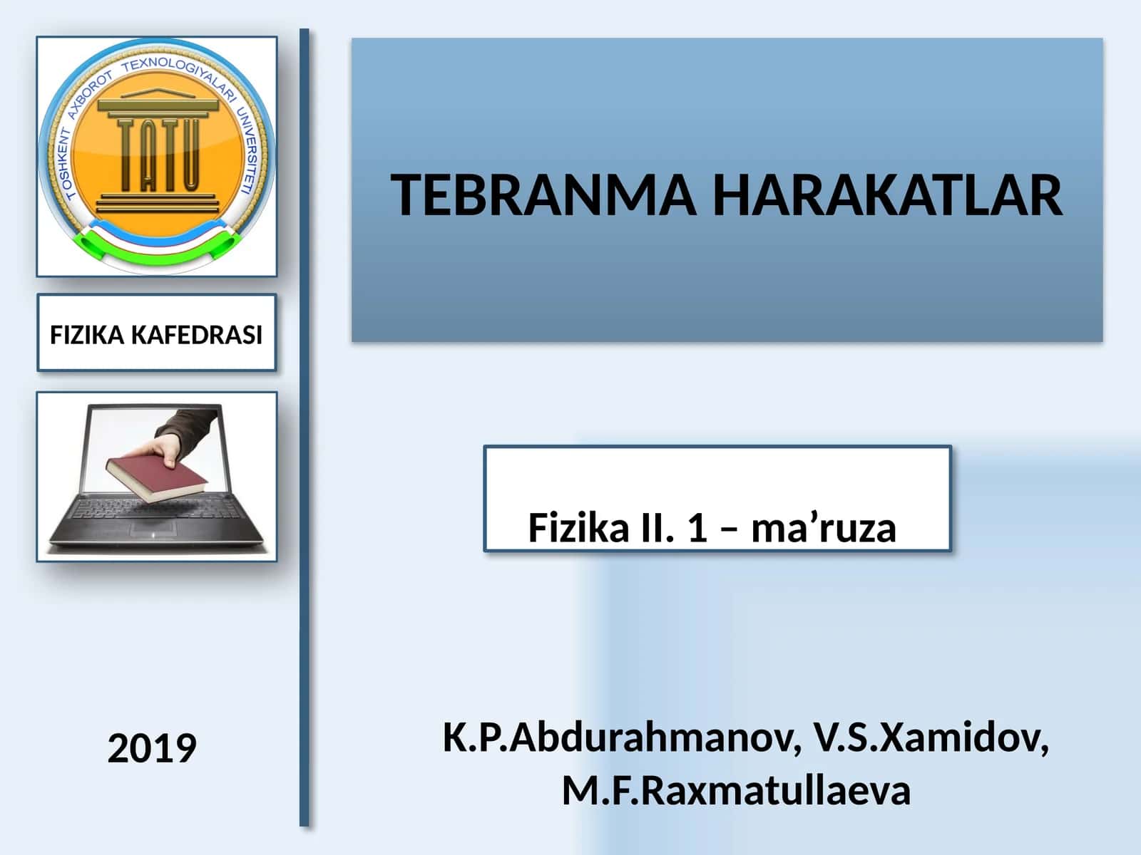 TEBRANMA HARAKATLAR