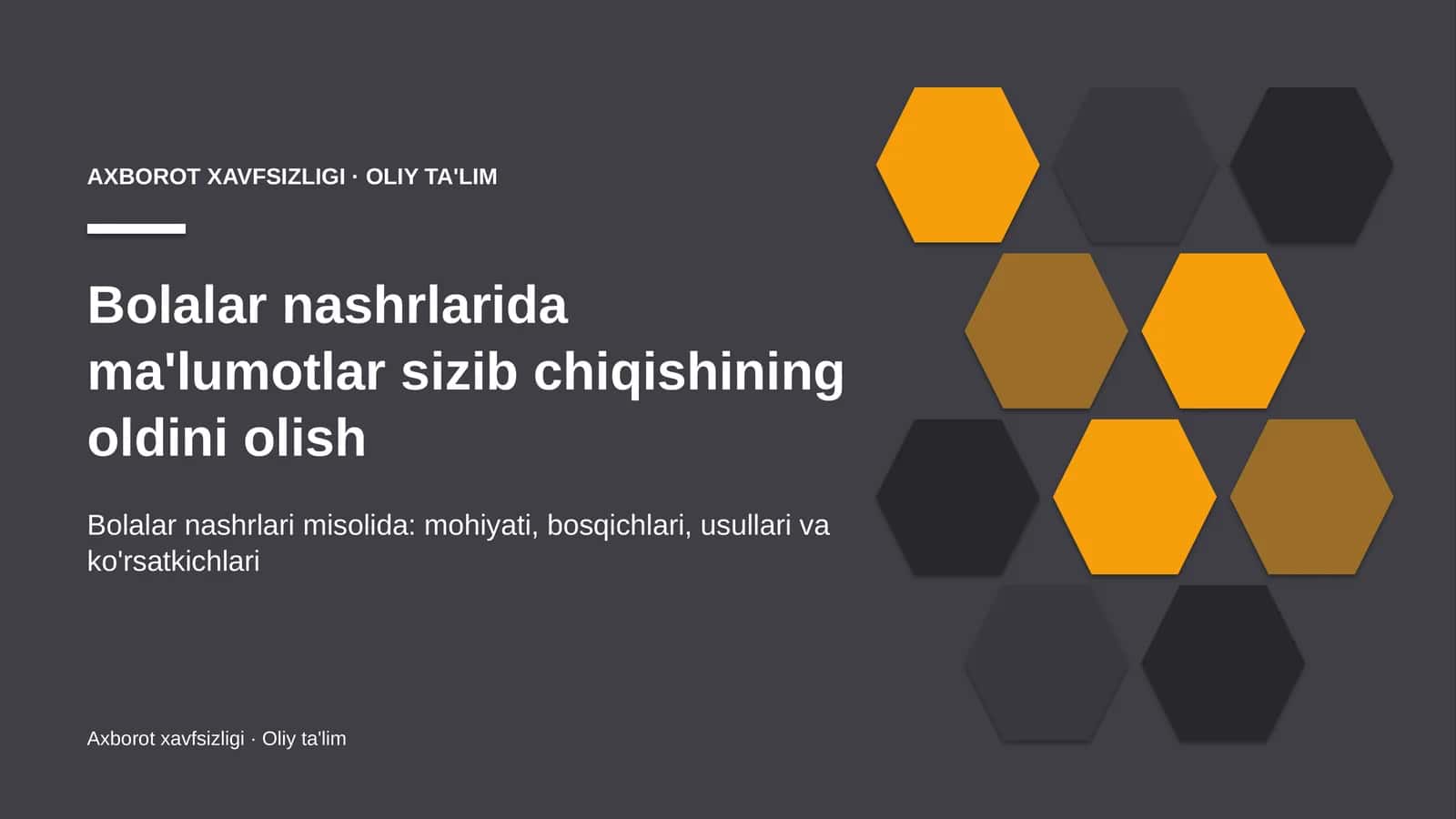 bolalar nashrlarida ma'lumotlar sizib chiqishining oldini olish 9523