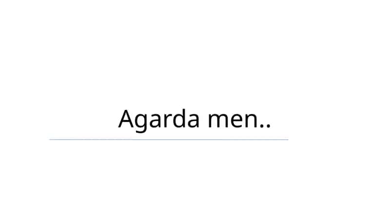 Agar Men