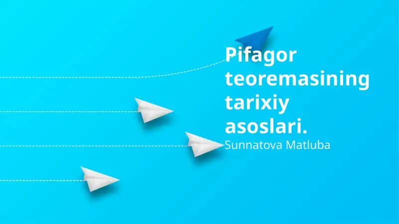 Pifagor teoremasining tarixiy asoslari