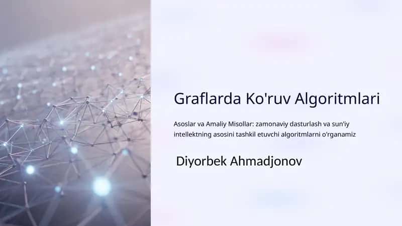 Graflarda Ko'ruv Algoritmlari
