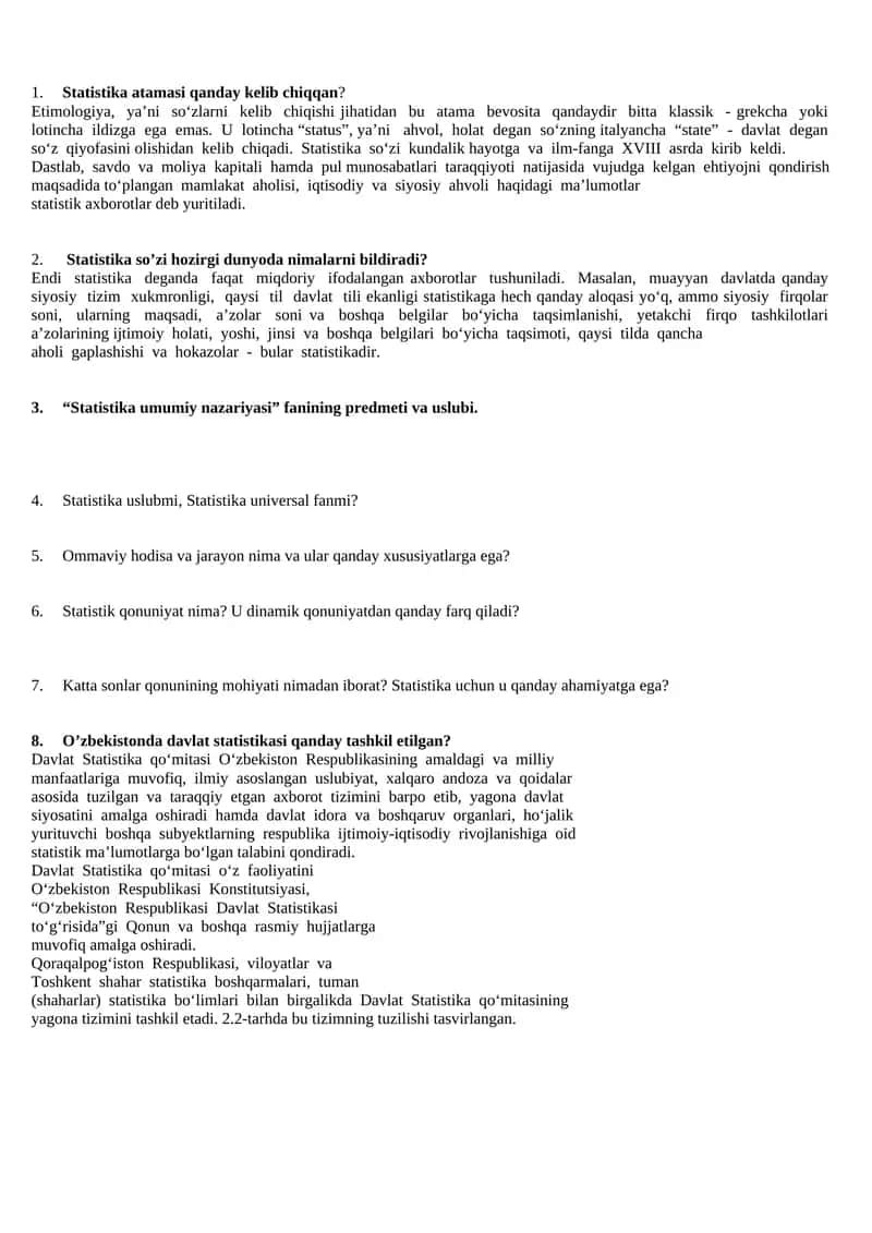 Statistika