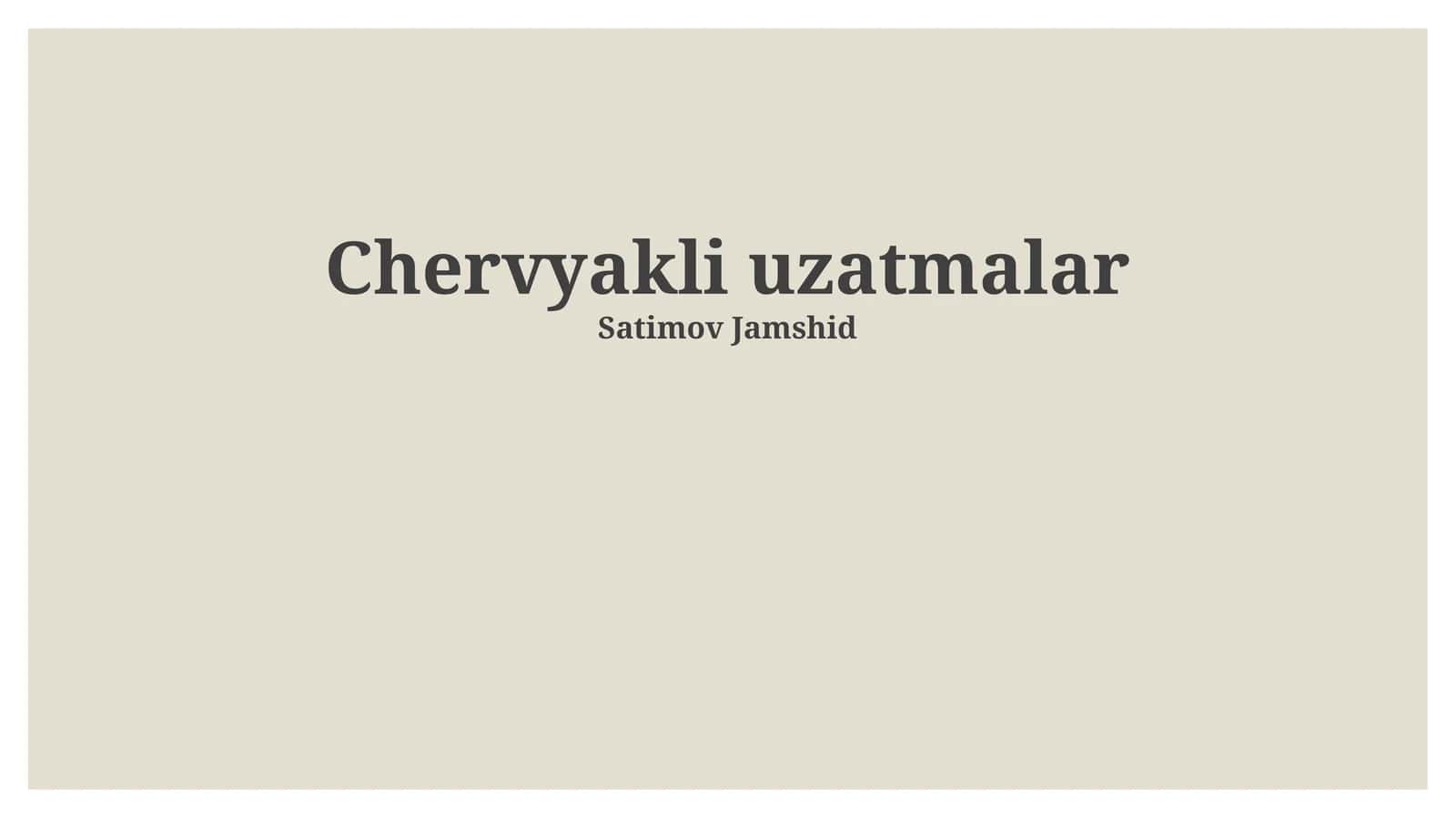 Qurt Kengaytmalari Ta'rifi