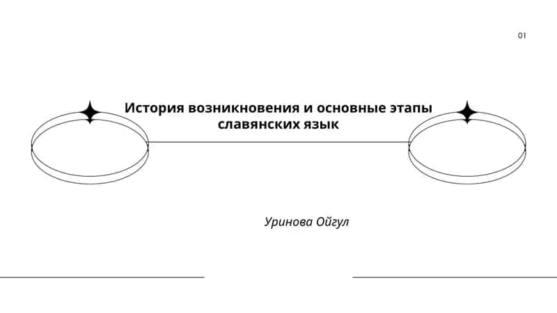 История возникновения и основные этапы славянских язык