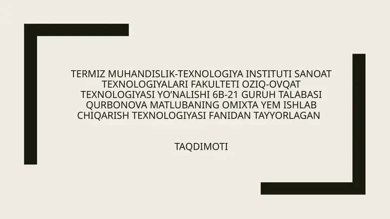 Sochiluvchan omuxta yem komponentlarini aralashtirish mashinalari.