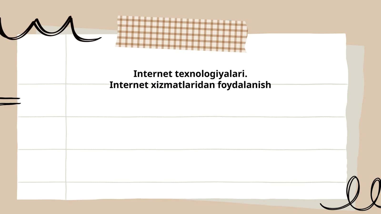 Internet texnologiyalari