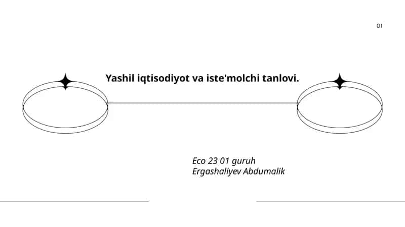 Yashil iqtisodiyot va iste'molchi tanlovi
