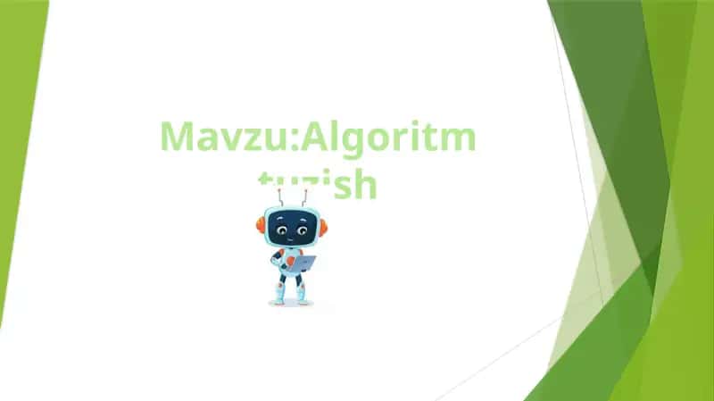 Algoritm tuzish