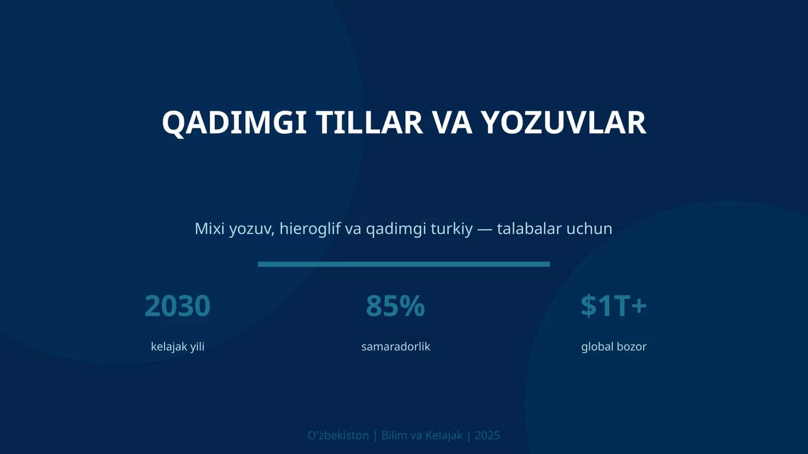 Qadimgi tillar va yozuvlar