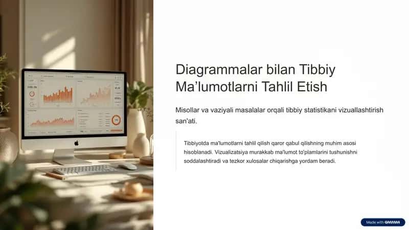 Diagrammalar bilan Tibbiy Maʼlumotlarni Tahlil Etish