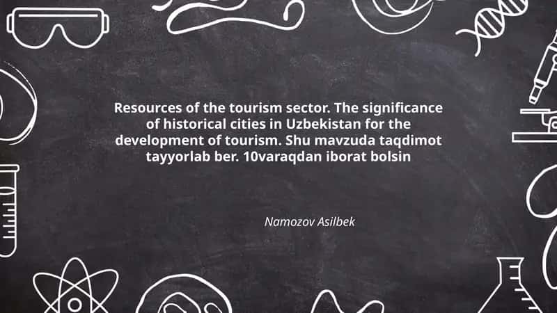 Resources of the tourism sector