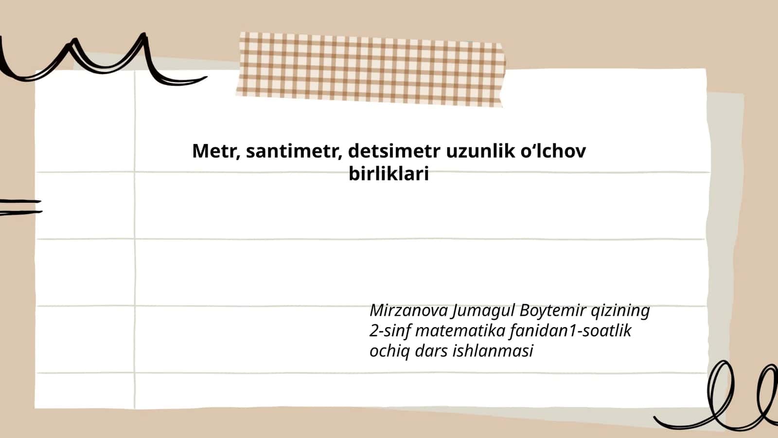 1-soatlik ochiq dars