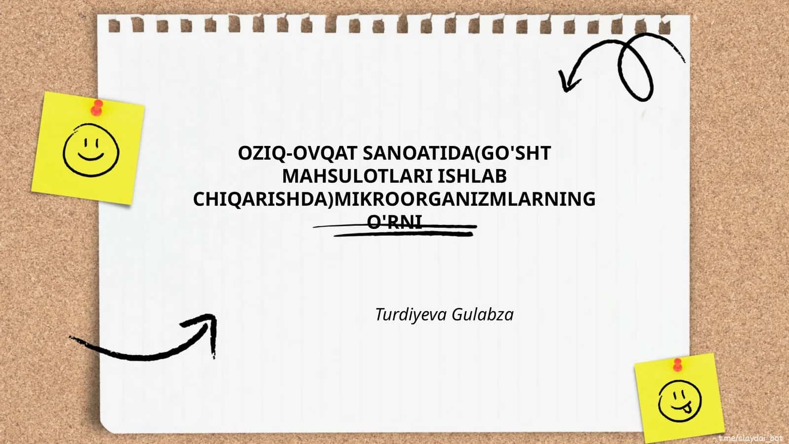 Go‘sht mahsulotlari mikrоbiologiyasi