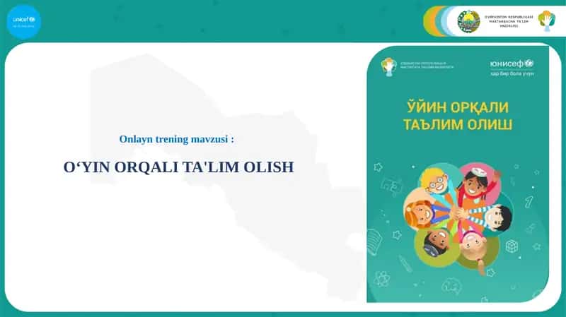 O‘YIN ORQALI TA'LIM OLISH