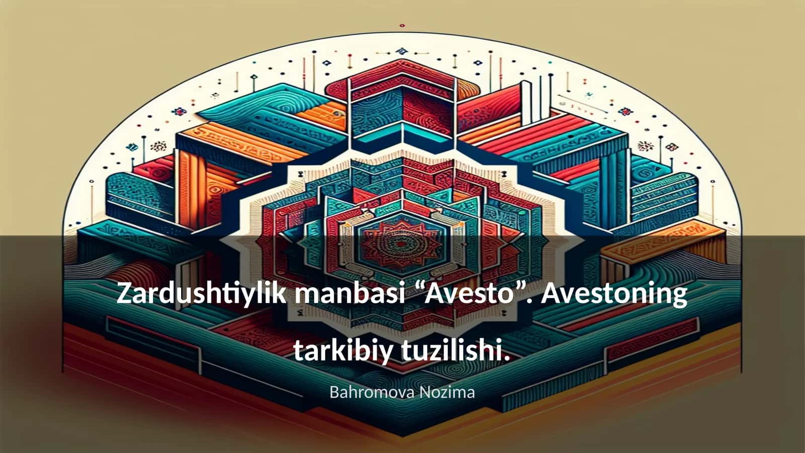 Zardushtiylik manbasi Avesto