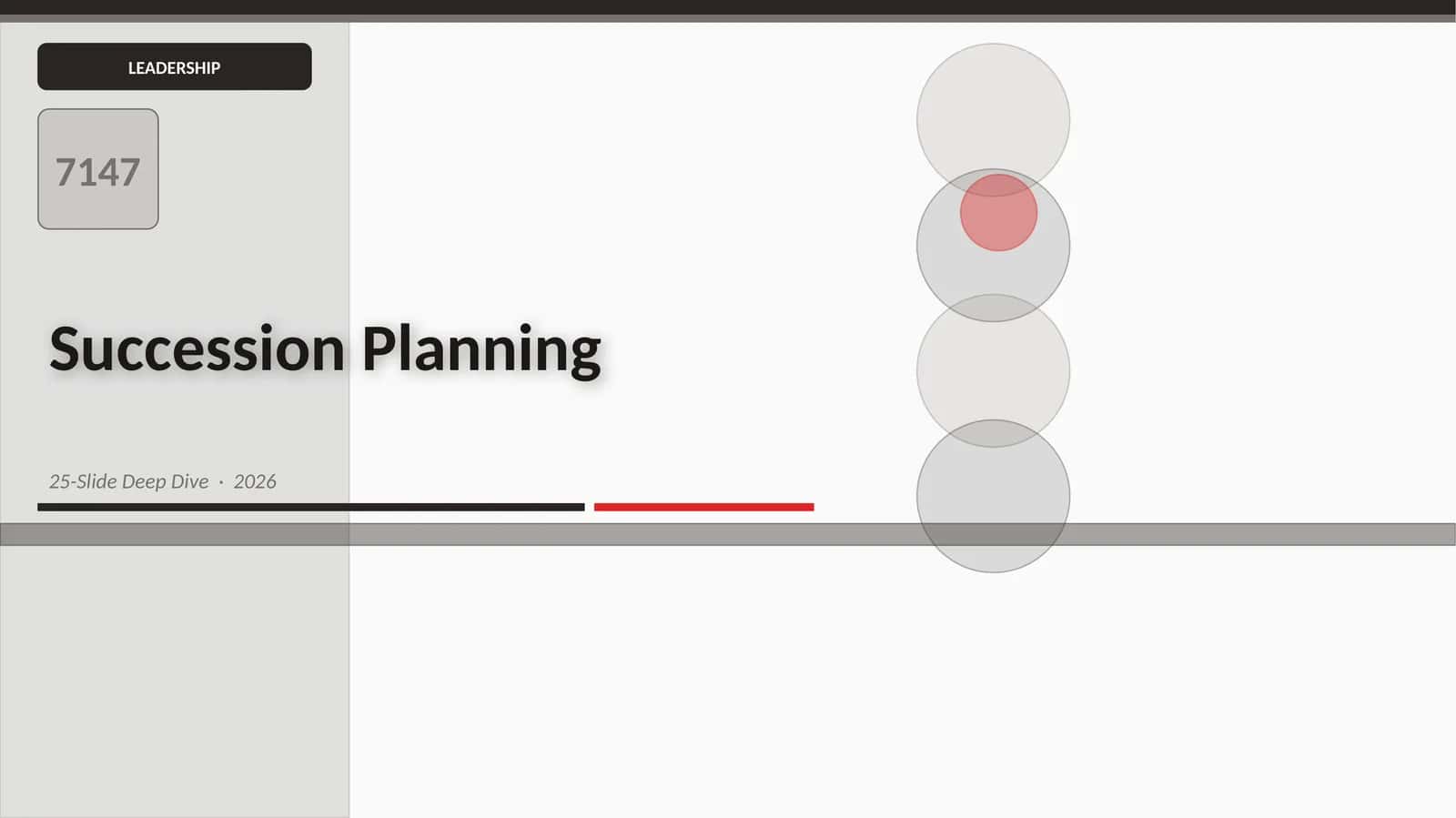 Leadership 7147 Succession Planning