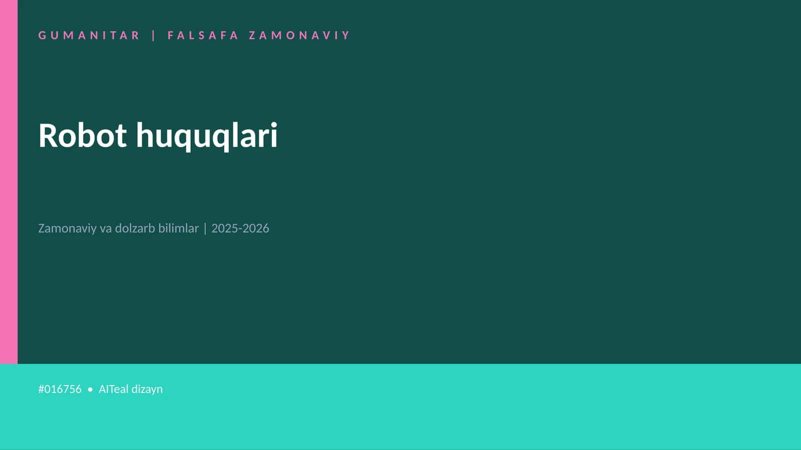 Robot huquqlari