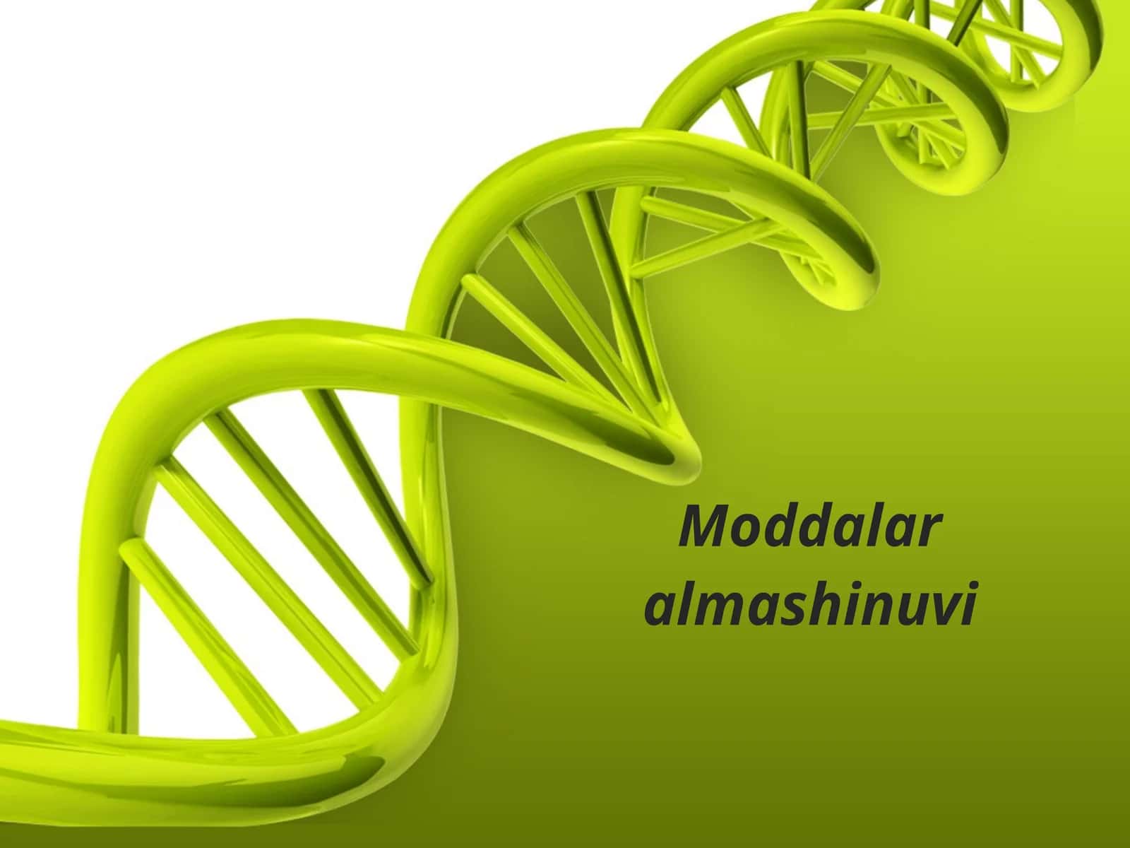 9-sinf Biologiya fanidan Moddalar almashinuvi dars taqdimot
