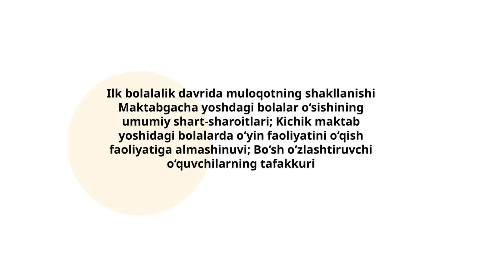 Muloqotning shakllanishi