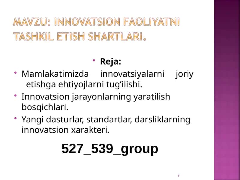 Innovatsiya