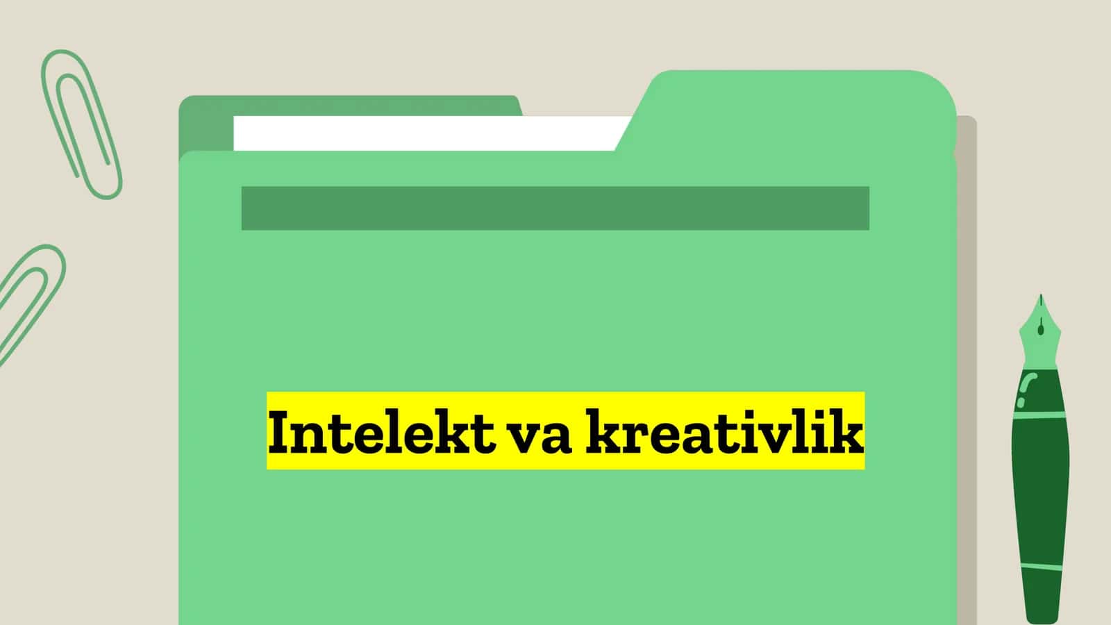 Intelektvakreativlik