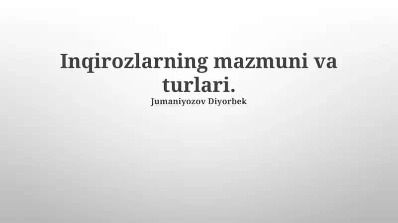 Ijtimoiy Inqirozlar