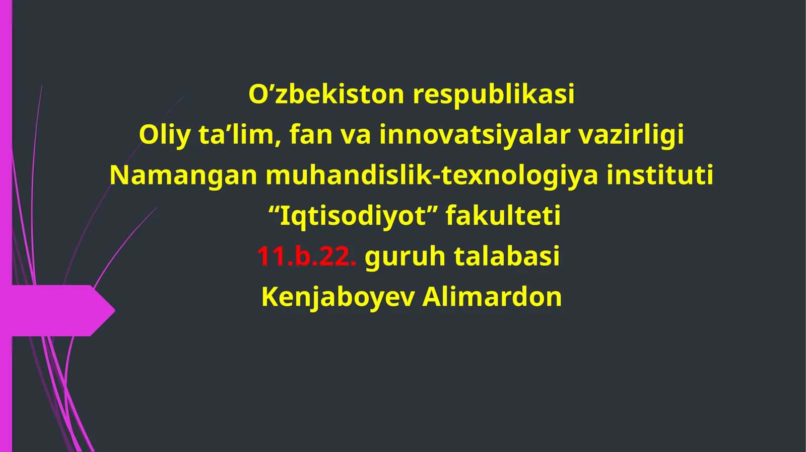 Marketing dasturlari va biznes rejasi