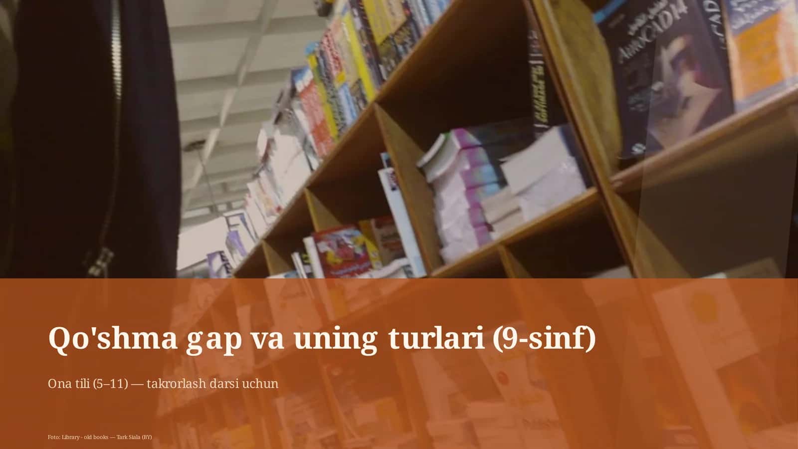 Qo'shma gap va uning turlari (9-sinf)