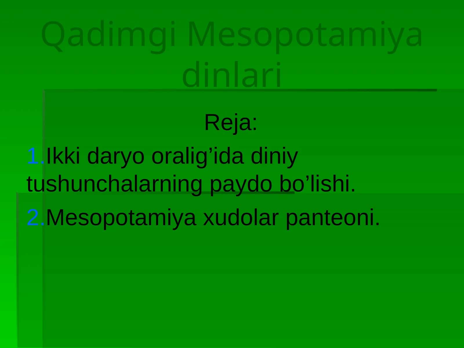 Qadimgi Mesopotamiya dinlari