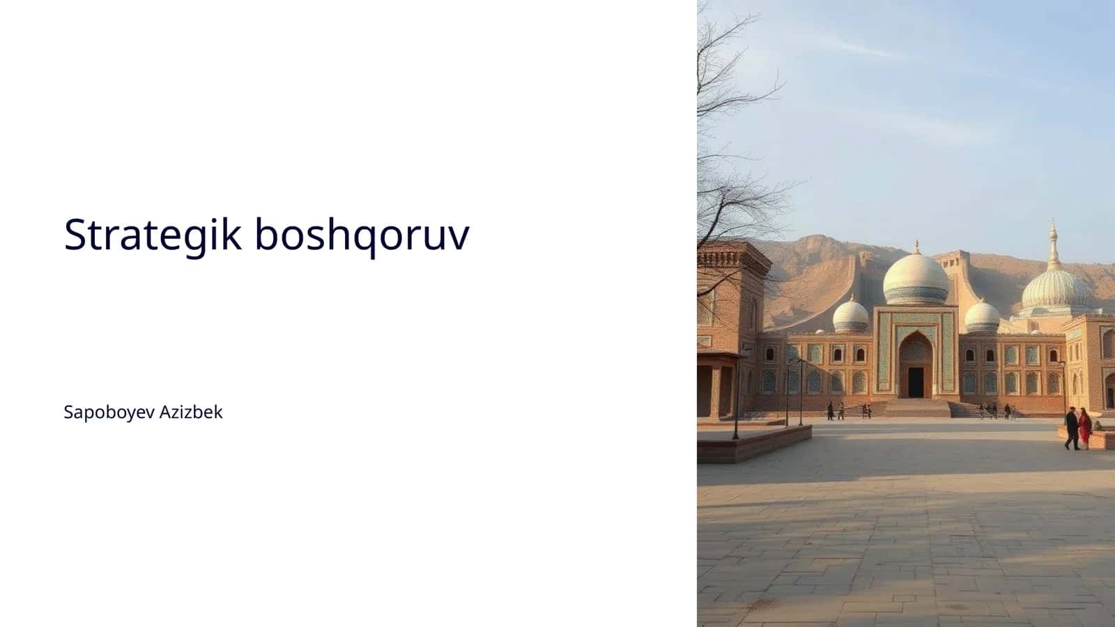 Strategik boshqoruv