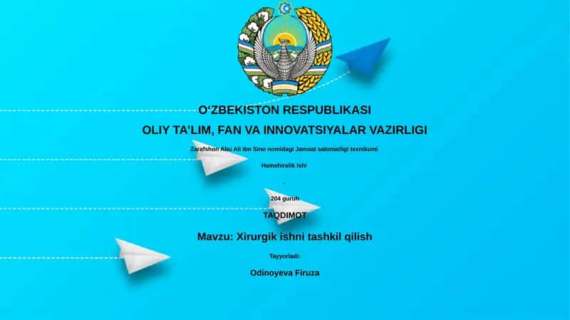 Xirurgik ishni tashkil qilish