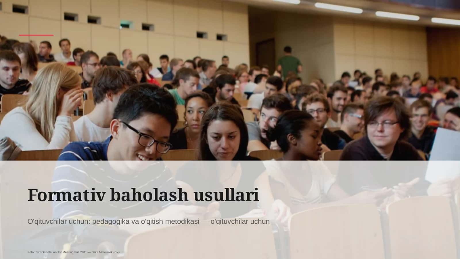 Formativ baholash usullari