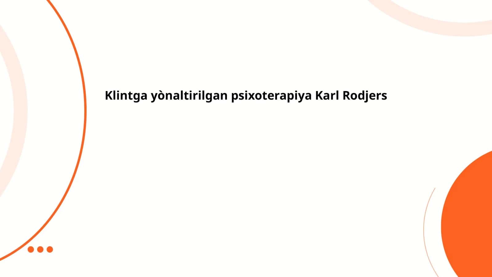 Shaxsiylik psixoterapiyada muhim rol o'ynaydi