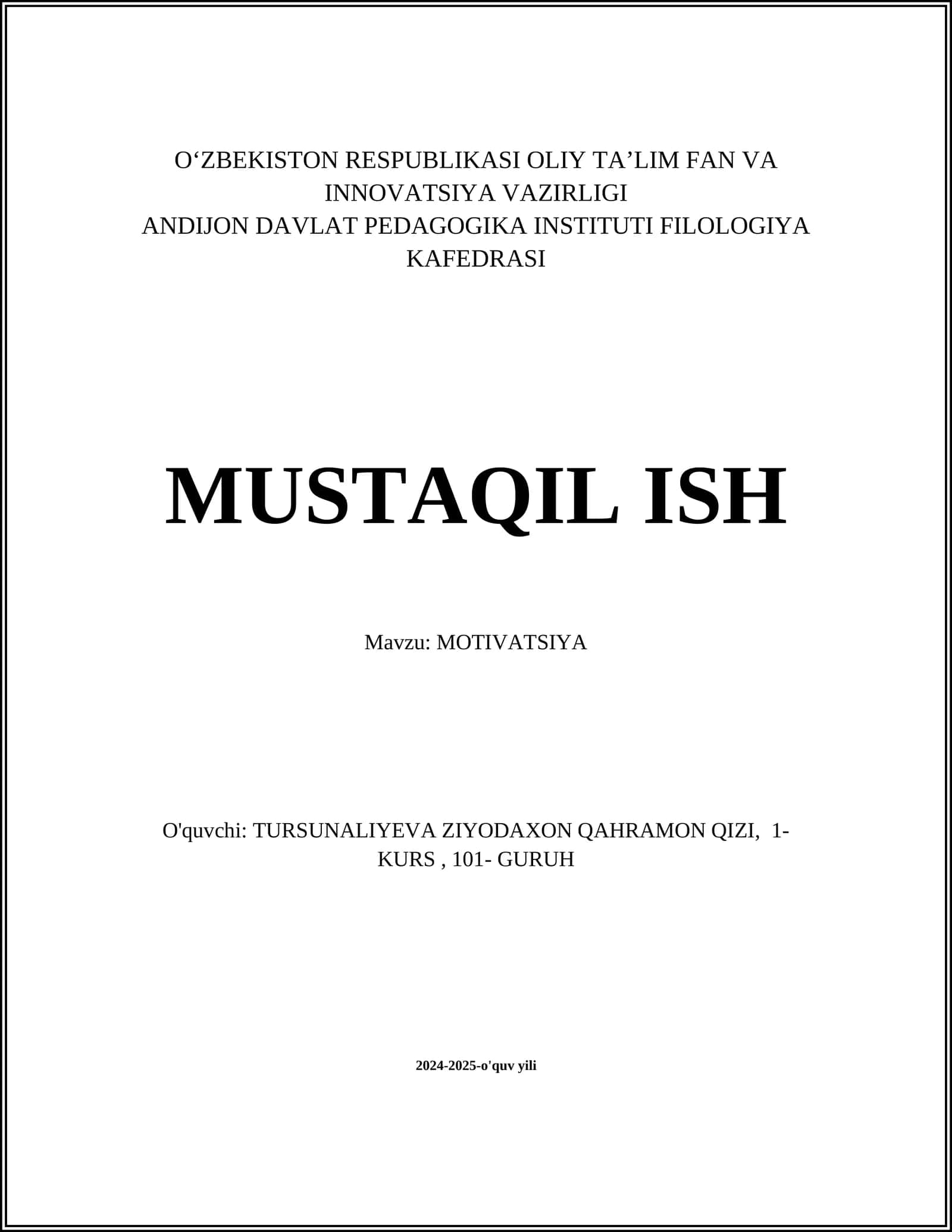 O‘z-o‘zini rag'batlantirish texnikalari