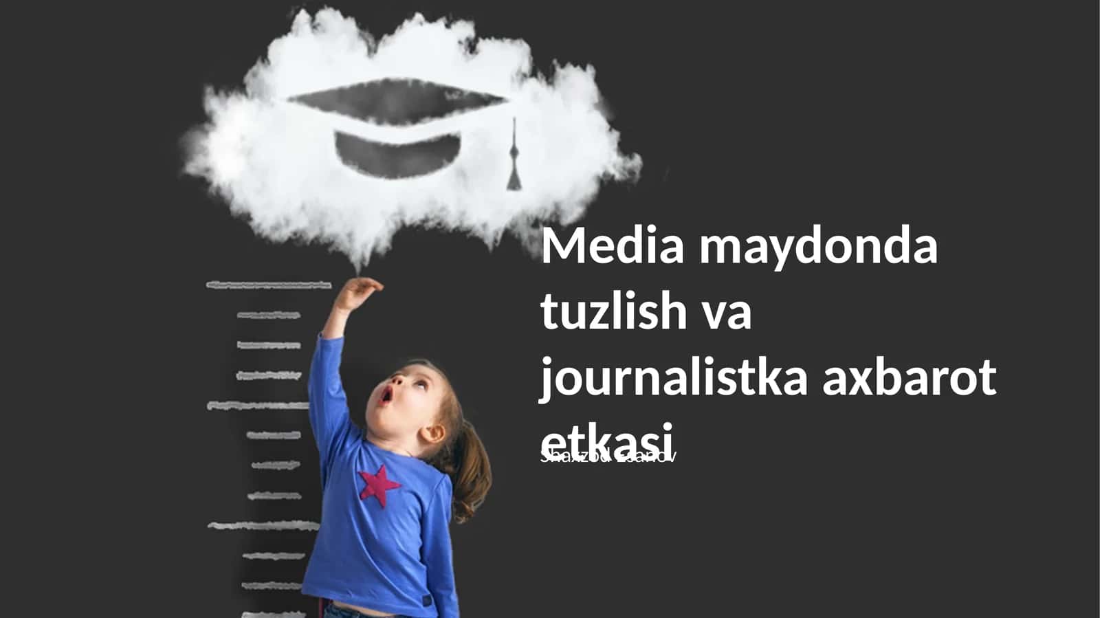 Media maydonda tuzlish va journalistka axbarot etkasi