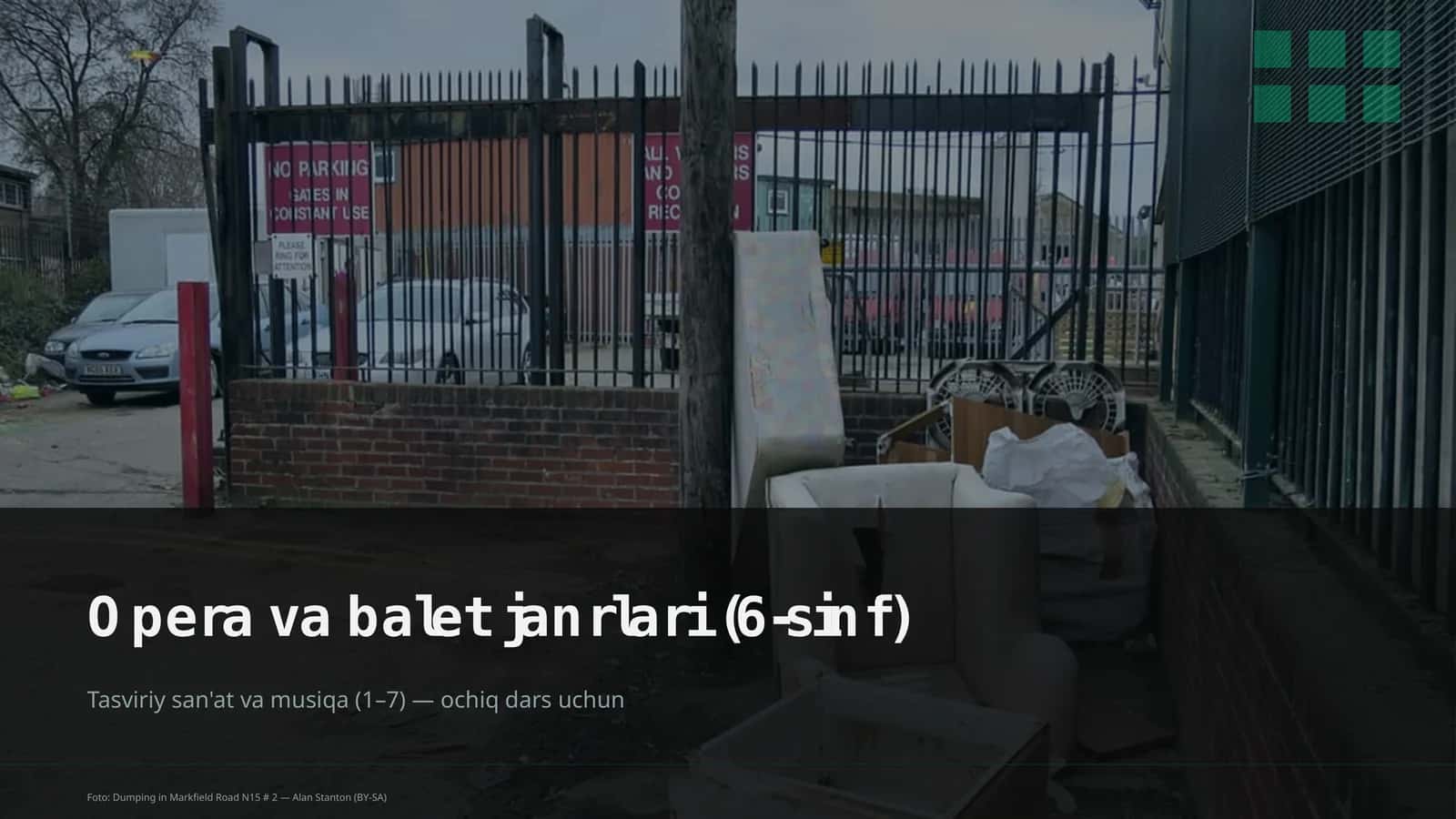 Opera va balet janrlari (6-sinf)