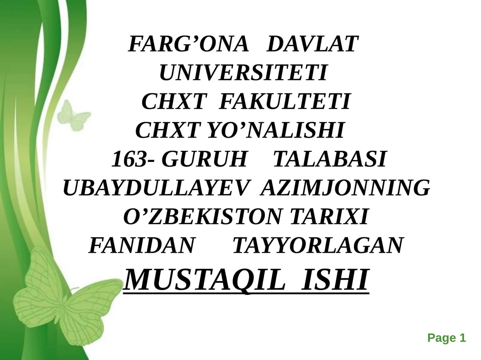 Turkiston jadidlarining auliygarisurgang'oyalar, marifiy qarashlar va uning mazmun mohiyati