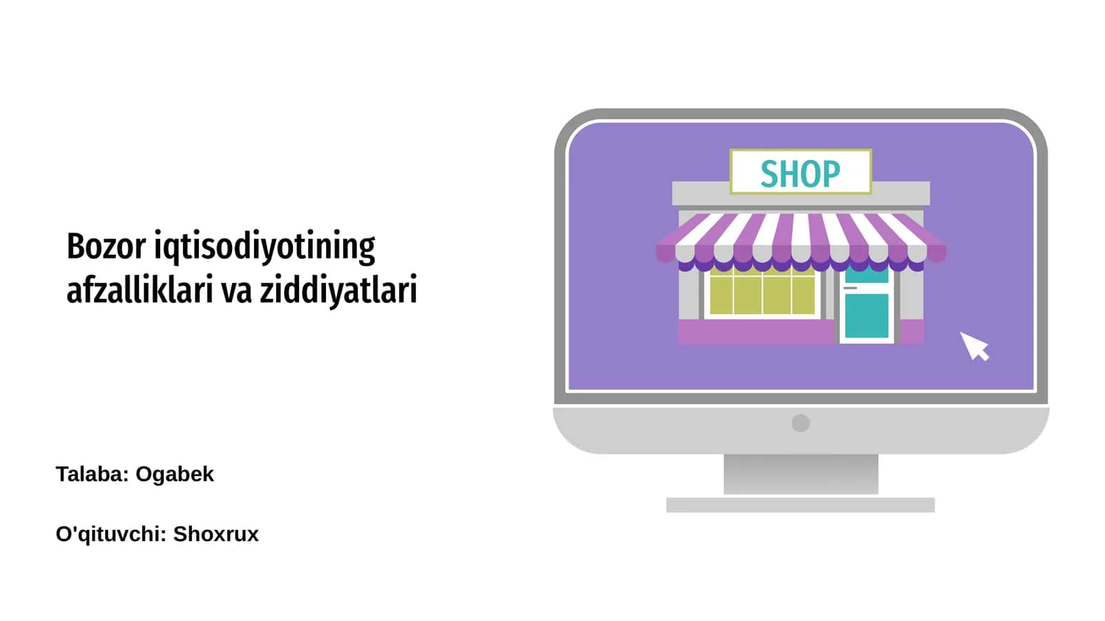 Bozor iqtisodiyotining afzalliklari va ziddiyatlari