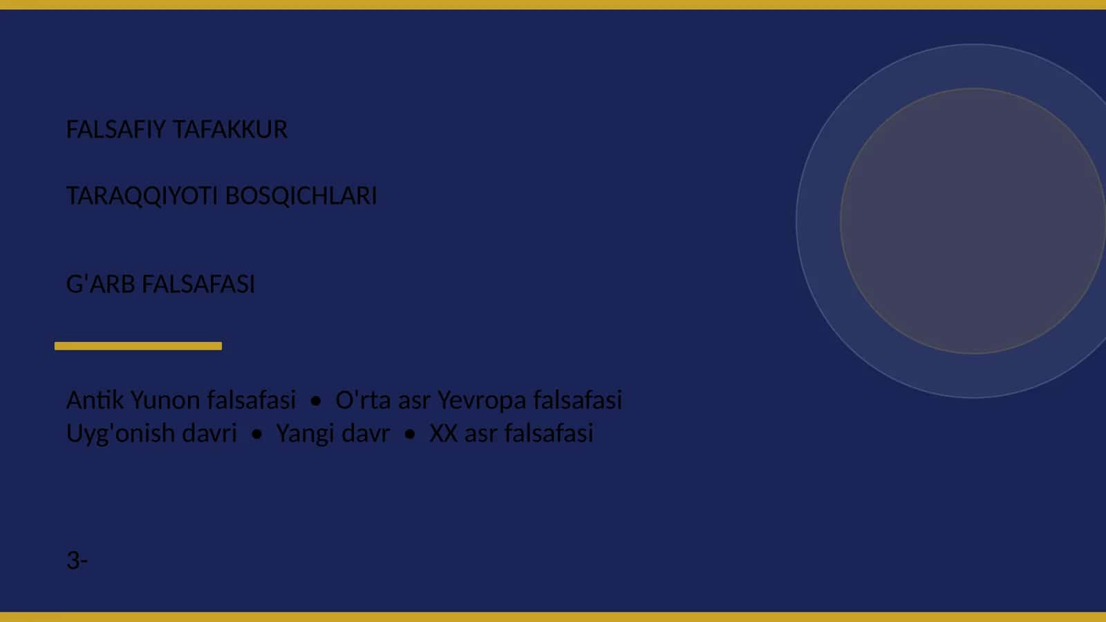 MAVZU REJASI