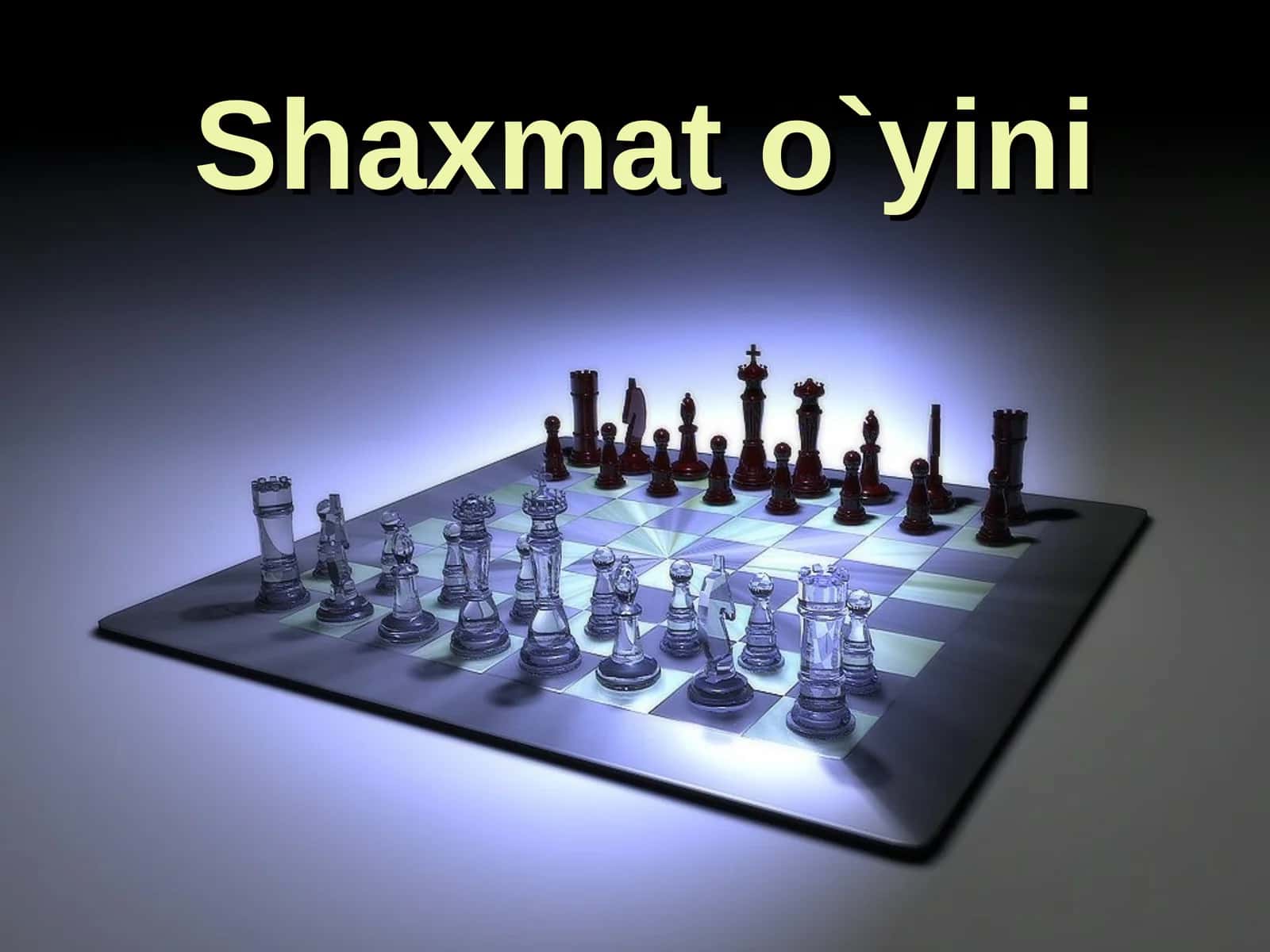 Shaxmat o`yini