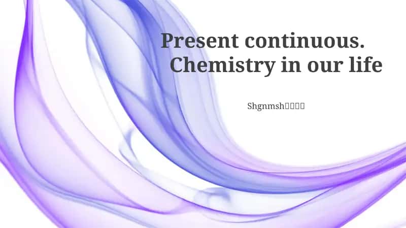Chemistry in our life