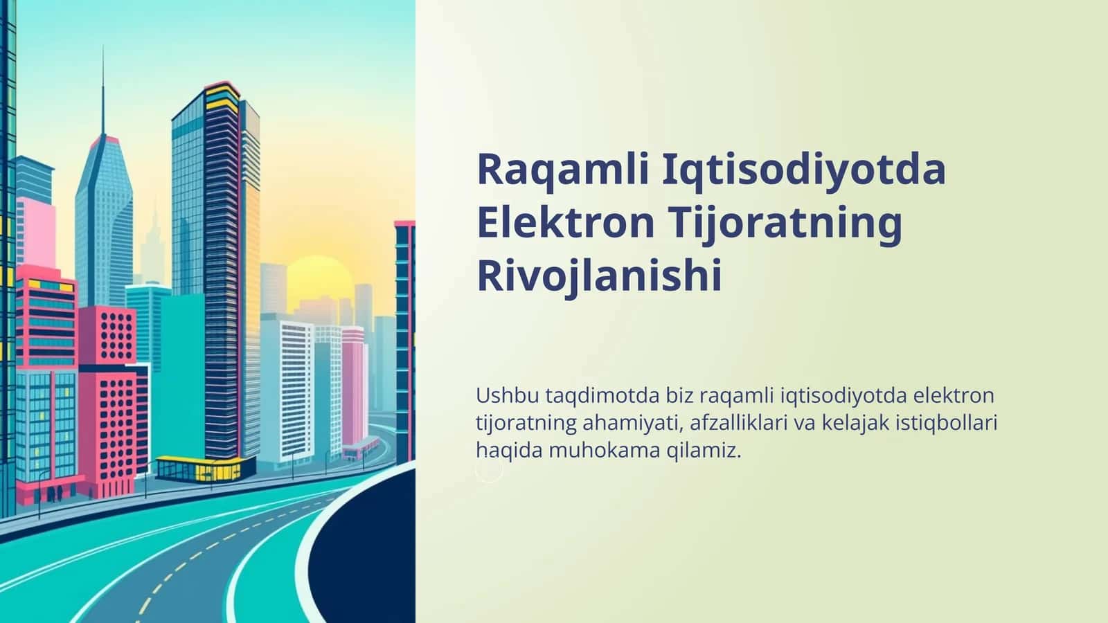 Elektron Tijoratning Rivojlanishi